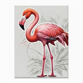 Flamingo 2 Canvas Print