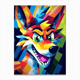 Crash Fox 1 Canvas Print