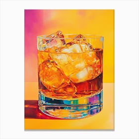 Glass Of Whiskey Canvas Print