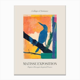 Bird 3 Matisse Inspired Exposition Animals Poster Canvas Print
