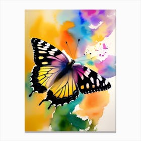 Butterfly Watercolor Painting 1 Canvas Print