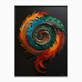 Spiral Art Canvas Print