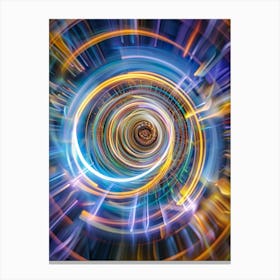 Abstract Spiral Background Canvas Print