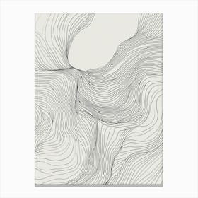 Abstract Line Drawing 2 Canvas Print