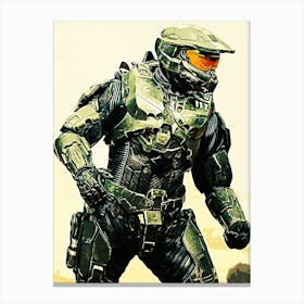 Halo Master Chief gaming movie Canvas Print