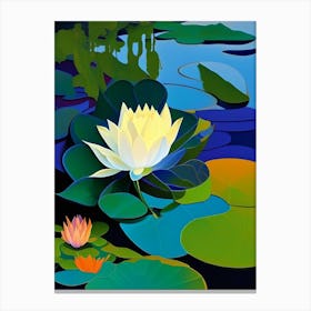 Amur Lotus Fauvism Matisse 2 Canvas Print