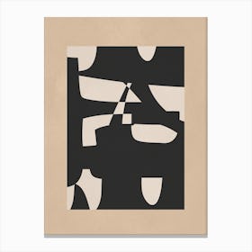 Modern Abstract Minimal Art 4 Canvas Print