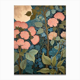 William Morris Moonlight In The Garden 14 Canvas Print