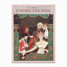 The Empire Theatre (1928), George Barbier Canvas Print