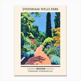 Sydenham Wells Park London Parks Garden 1 Canvas Print