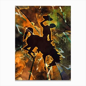 Wyoming Cowboys 1 Canvas Print