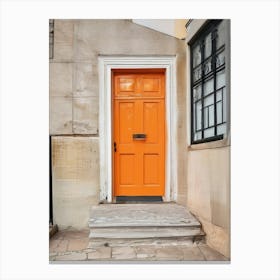 Orange Door Canvas Print