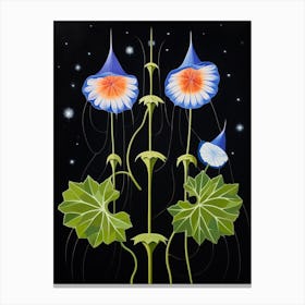 Canterbury Bells 3 Hilma Af Klint Inspired Flower Illustration Canvas Print