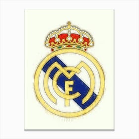 Real Madrid Cf Painting Canvas Print