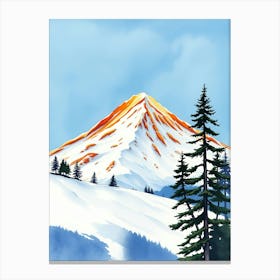 Snowy Mountain 2 Canvas Print