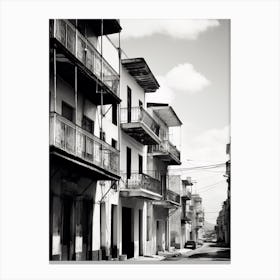 Puerto Rico, Black And White Analogue Photograph 2 Canvas Print