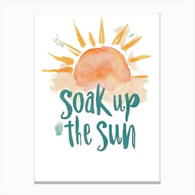 Soak Up The Sun Canvas Print