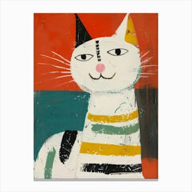 Cat Illustration 2 Canvas Print