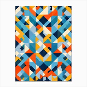 Abstract Geometric Pattern Canvas Print