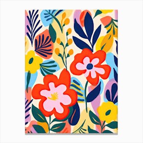 Flowers 13, Matisse style, Floral Canvas Print