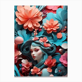 Flower Girl Canvas Print