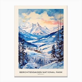 Berchtesgaden National Park Germany 8 Poster Canvas Print