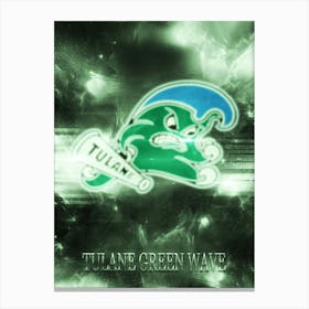 Tulane Green Wave Canvas Print