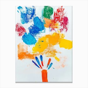 Child's Painting Canvas Print