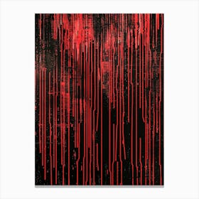 Blood Splatters Canvas Print