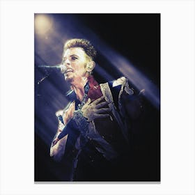 Superstars Of David Bowie Live In Ziggy Stardust Canvas Print