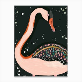 Night Swan Canvas Print