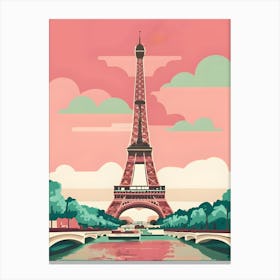 Paris Eiffel Tower 24 Canvas Print