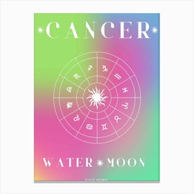 Cancer Horoscope Canvas Print