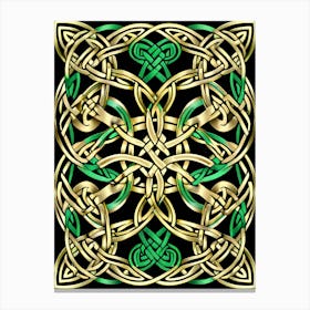 Abstract Celtic Knot 3 Canvas Print
