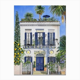 Mediterranean Villa 2 Canvas Print