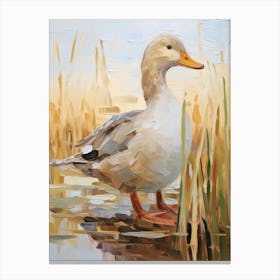 Bird Painting Duck 3 Canvas Print