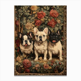 French Bulldog Tapestry 3 Canvas Print