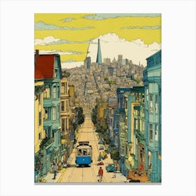 San Francisco Street Canvas Print