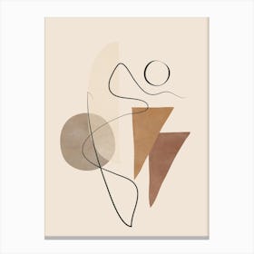Minimal Abstract Shapes No 61 Canvas Print