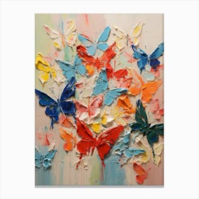 Butterflies Abstract 1 Canvas Print