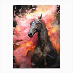 Fiery Horse Canvas Print