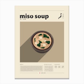 Miso Soup Canvas Print