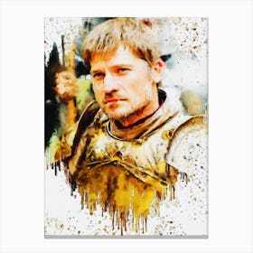 Jaime Lannister Game Of Thrones Painting Canvas Print