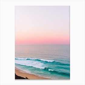 Amadores Beach, Gran Canaria, Spain Pink Photography 2 Canvas Print