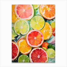 Citrus Slices 5 Canvas Print