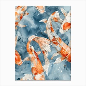 Watercolor Koi 37 Canvas Print