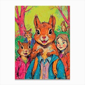 Chipmunks 1 Canvas Print