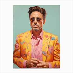 Robert Downey Jr Canvas Print