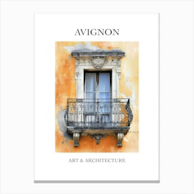 Avignon Travel And Architecture Poster 3 Canvas Print
