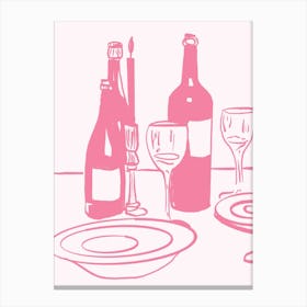 Table Setting Canvas Print